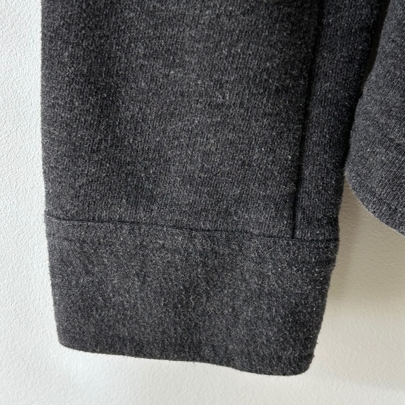 J Jill Charcoal Gray Cotton Terry Knit Zip Jacket - Picture 7 of 16